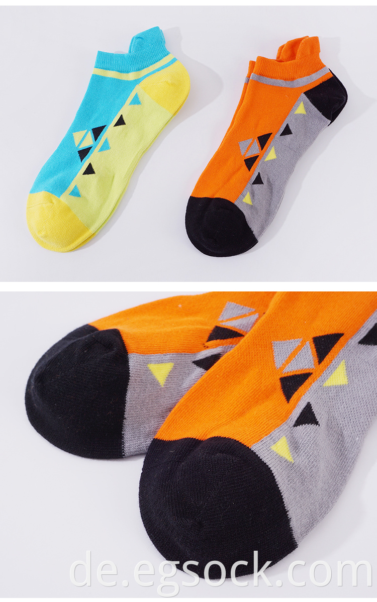 custom non-slip cotton ankle socks